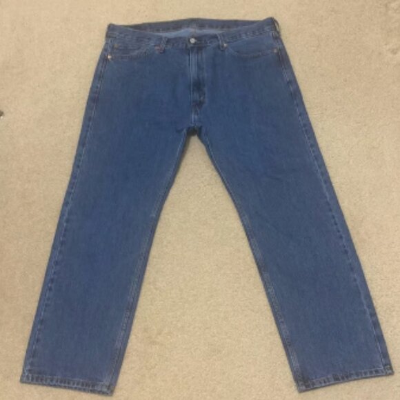 NWOT LEVI’S 505 Men’s Blue Denim Jeans Size 40x30 - Picture 4 of 9